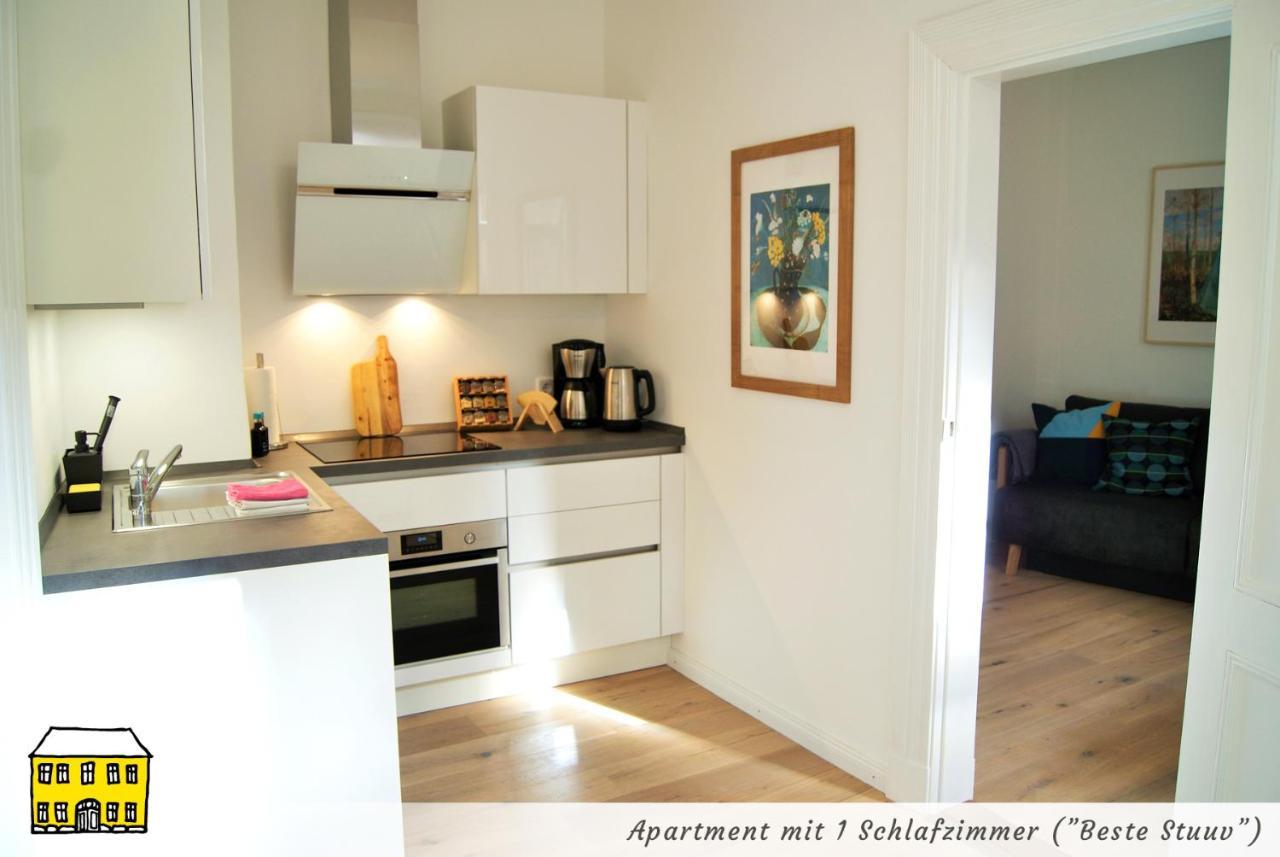 Das Gelbe Haus - Drei Besondere Ferienwohnungen Flensburg Ngoại thất bức ảnh