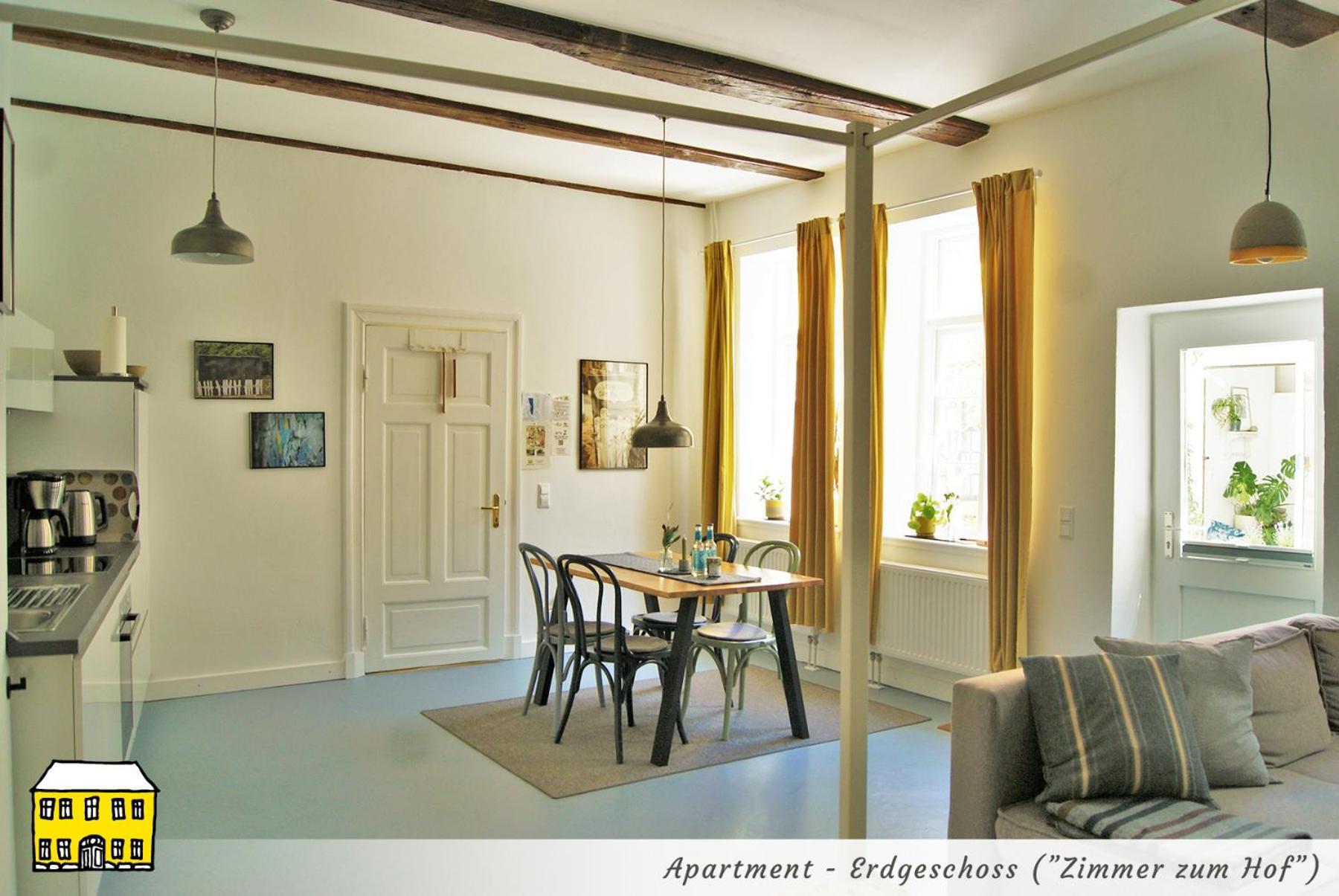 Das Gelbe Haus - Drei Besondere Ferienwohnungen Flensburg Ngoại thất bức ảnh