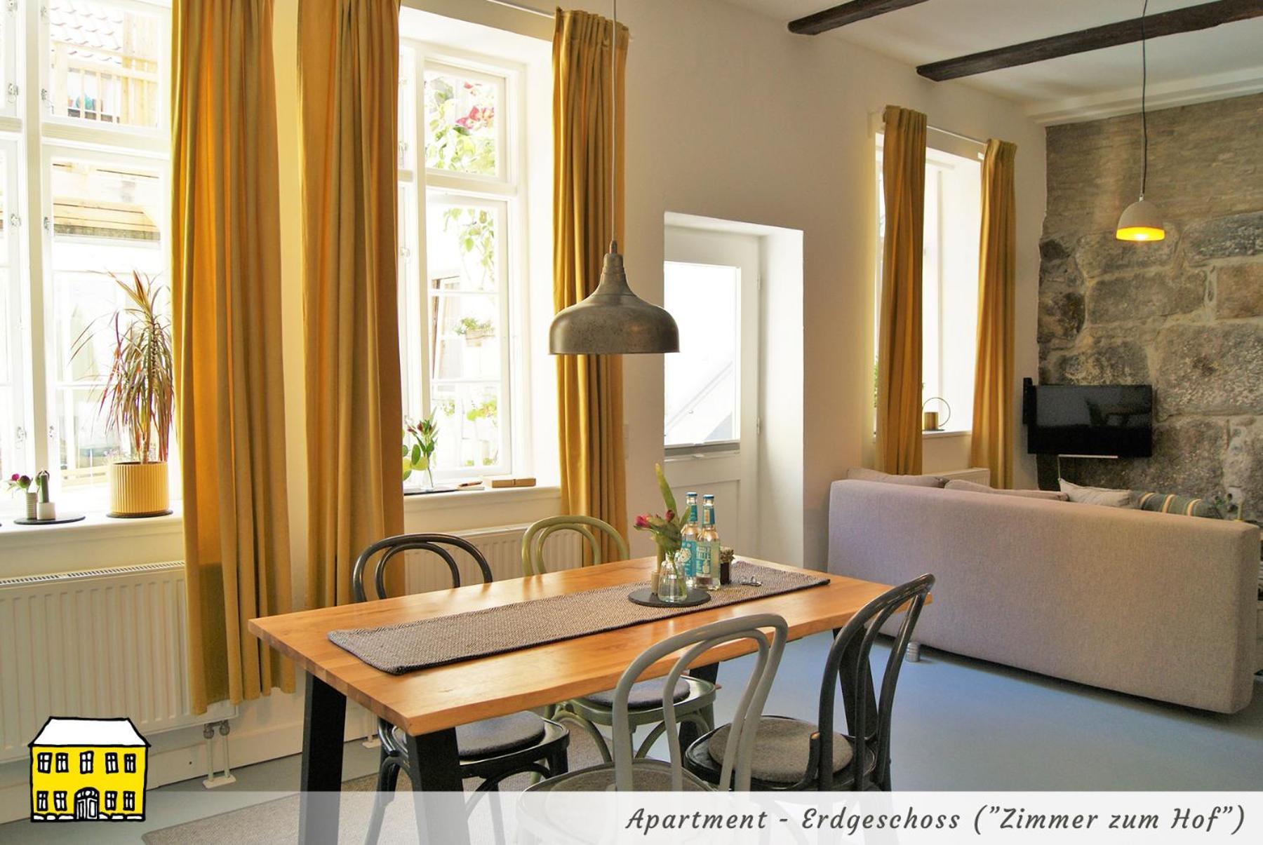 Das Gelbe Haus - Drei Besondere Ferienwohnungen Flensburg Ngoại thất bức ảnh