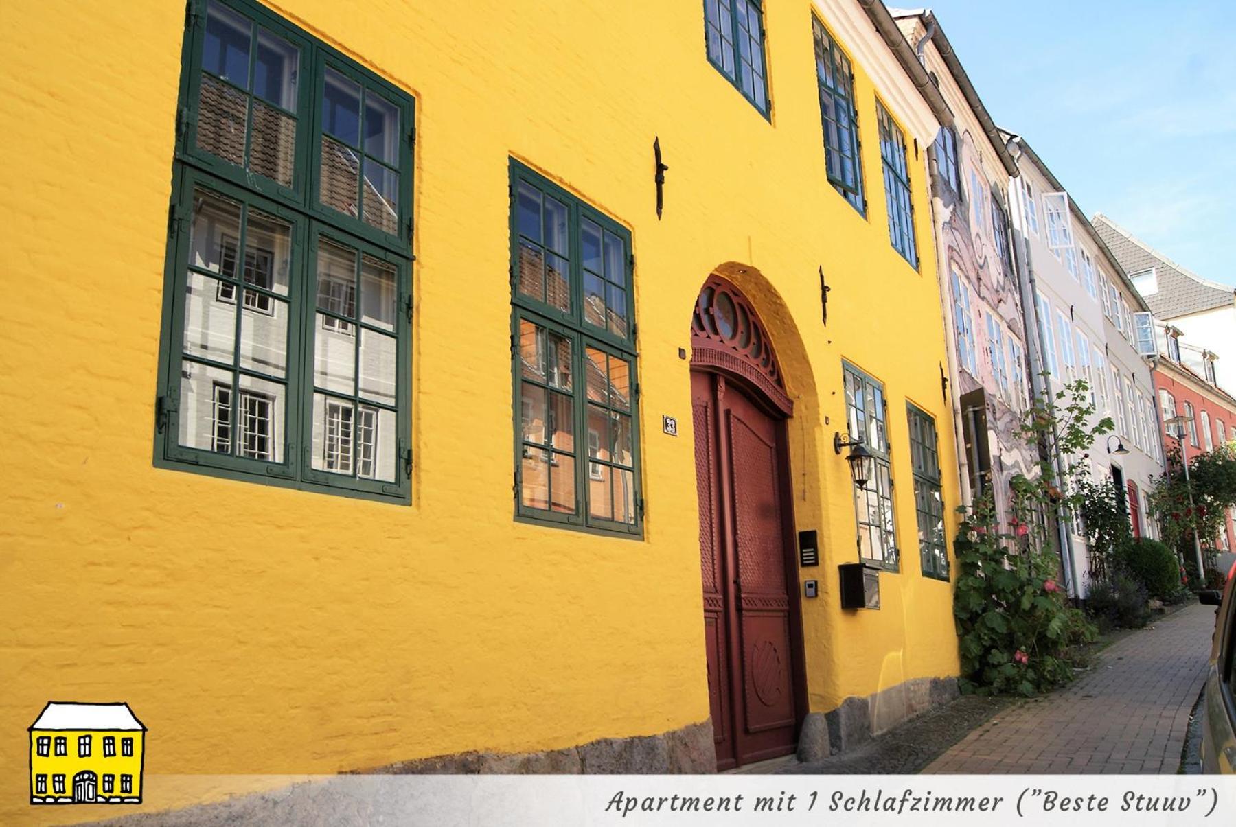 Das Gelbe Haus - Drei Besondere Ferienwohnungen Flensburg Ngoại thất bức ảnh
