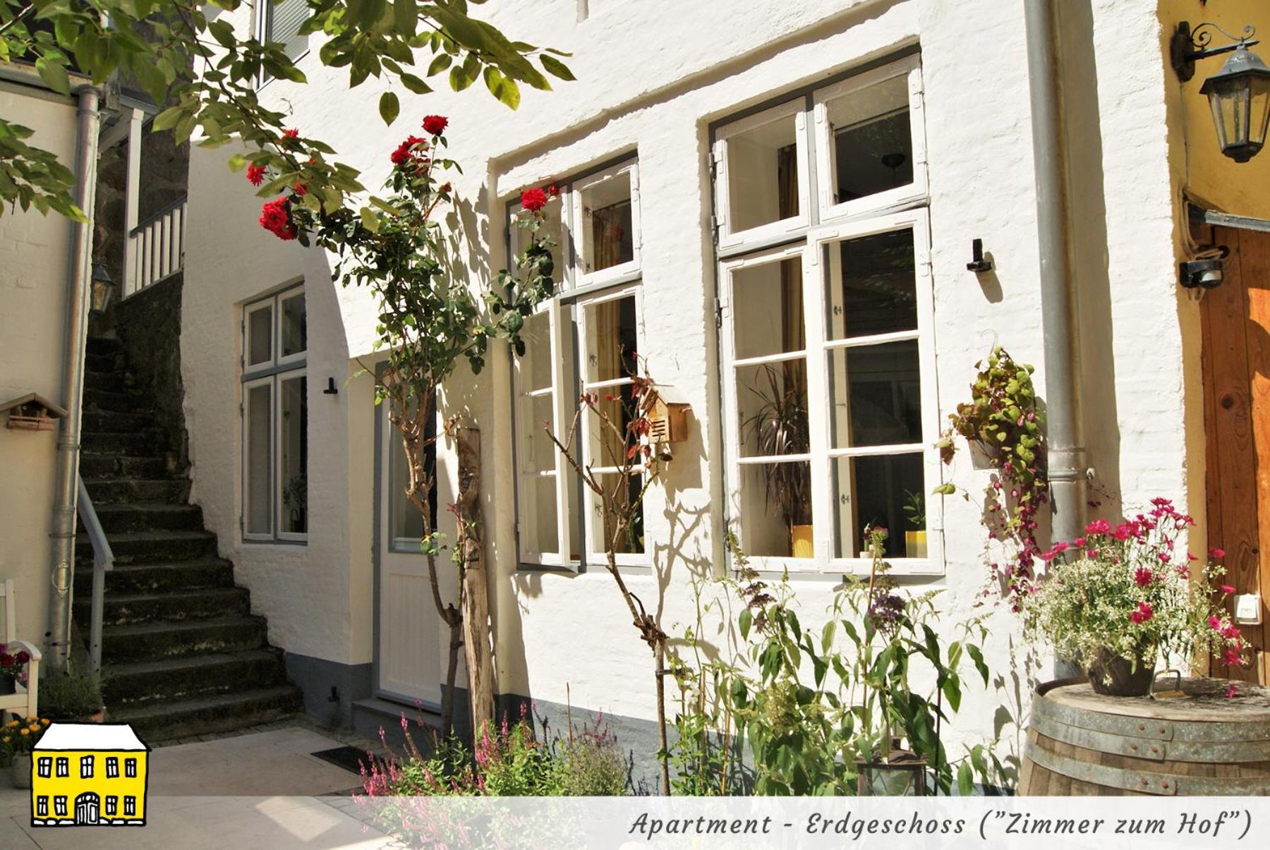 Das Gelbe Haus - Drei Besondere Ferienwohnungen Flensburg Ngoại thất bức ảnh